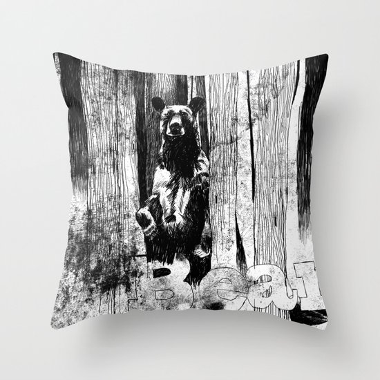 Bear With Me Throw Pillow