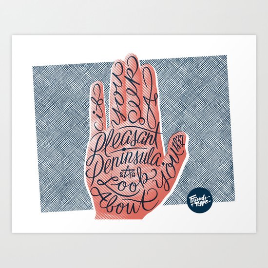 Michigan Art Print