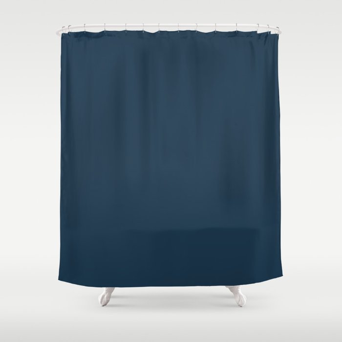 Cloud Contemplation Dark Blue Shower Curtain By Nancyjcreates Cloud Contemplation Dark Blue Shower