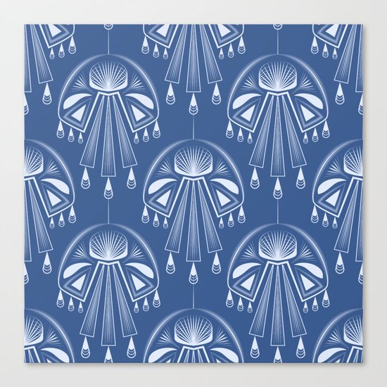 Light dreams. Blue Deco. No. 1. Canvas Print