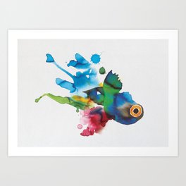 COLORFUL FISH 2 Art Print