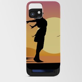 Girl Dance On Sunset iPhone Card Case