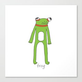 Gerald the Frog Canvas Print