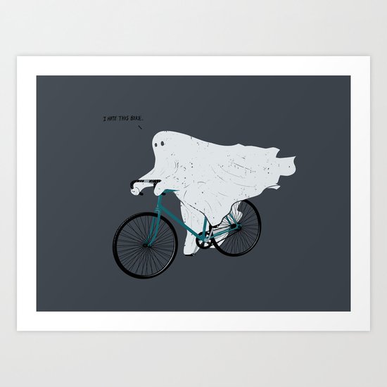 Negative Ghostrider G Art Print