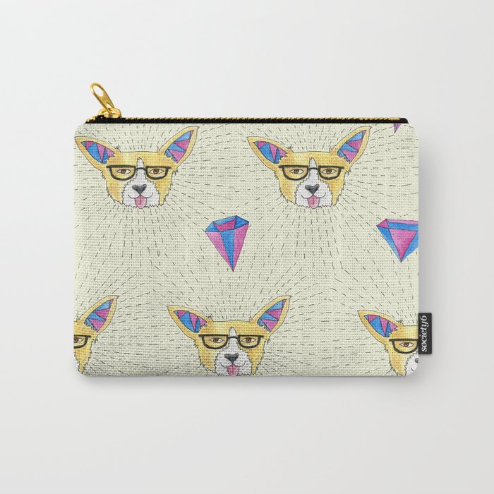 Quirky Corgi Carry-All Pouch