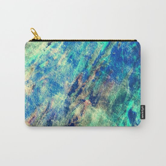 Under The Ice Winter Abstract Carry-All Pouch