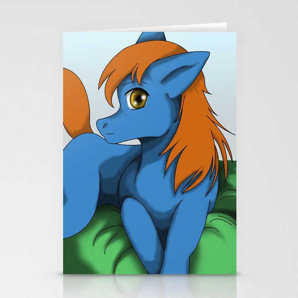Blue Pony Stationery Cards