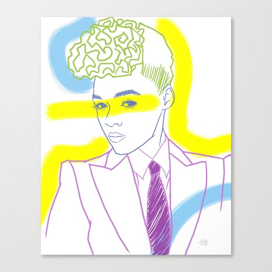 "The Electric Lady" by Tim Lukowiak Canvas Print