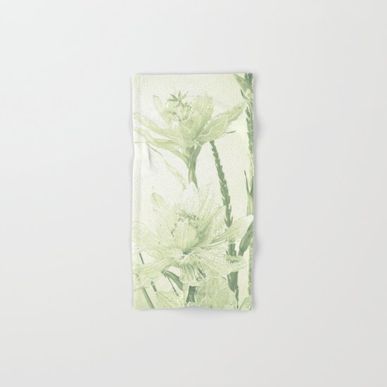 Glass flowers Hand & Bath Towel