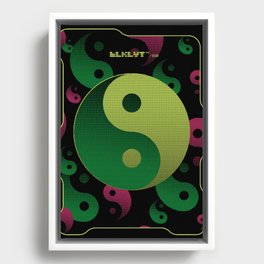 BLKLYT/60 - YIN & YANG Framed Canvas