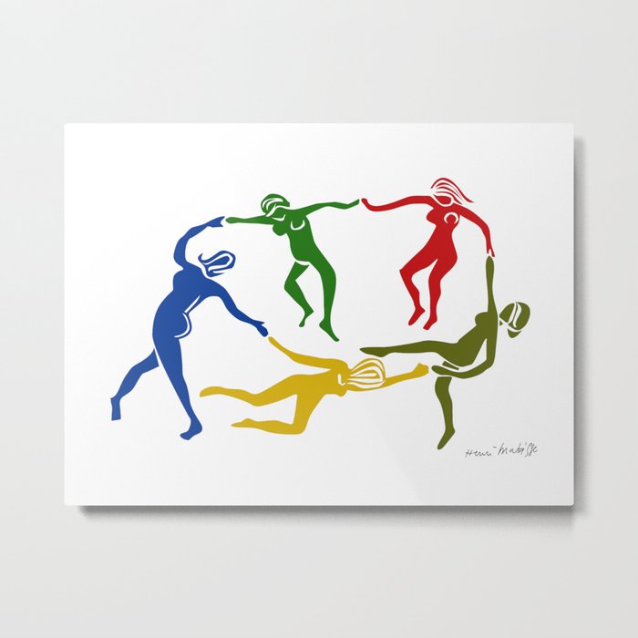 Matisse - The Dance v3 Metal Print