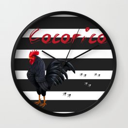 Cock-a-doodle-doo Wall Clock