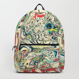 Abstract Marble Painting Backpack