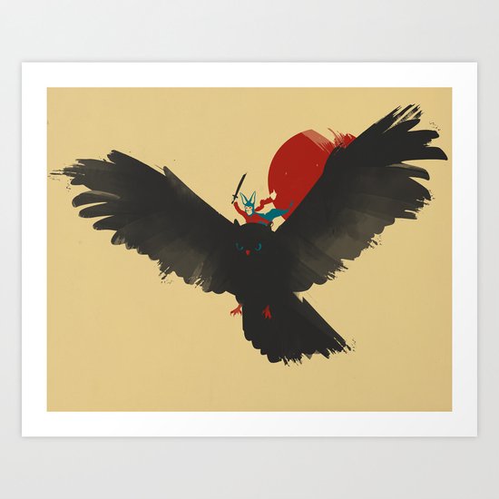 Red Rider Art Print