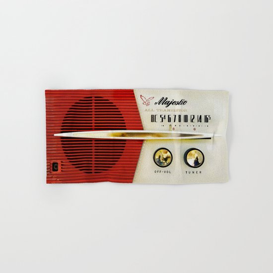Classic Old Vintage Retro Majestic radio iPhone 4 4s 5 5c 6, ipad, pillow case, tshirt and mugs Hand & Bath Towel