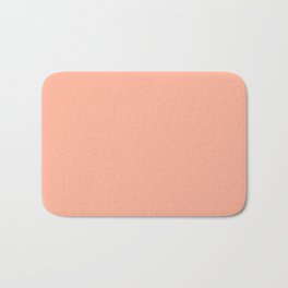 Simply Sweet Peach Coral Bath Mat | Graphicdesign, Color, Watercolor, Tropical, Bright, Pattern, Pink, Abstract, Illustration, Simple 