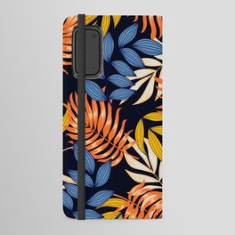 Summer Beach Tropical Resort Monstera Plants Android Wallet Case