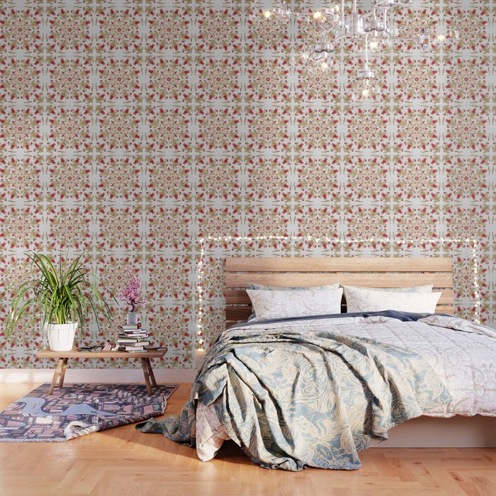 Turkish Tulip Ottoman Tile 2 Wallpaper By K9printart Society6