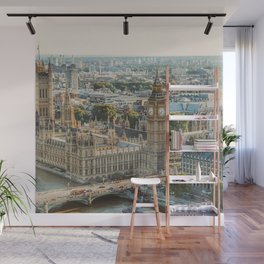 Great Britain Photography - Big Ben In The Canter Of London City Wall Mural