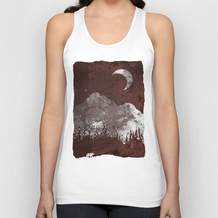 Winter Finds the Bear... Tank Top