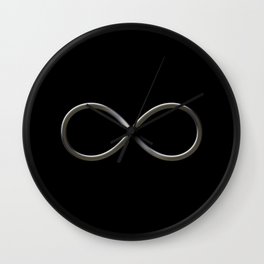 Infinity symbol Wall Clock