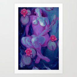 Sadie's Underwater Dream Art Print