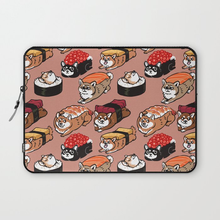 Sushi Shiba Inu Laptop Sleeve