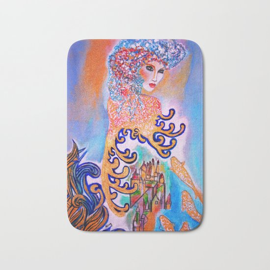Midnight Sun Bath Mat