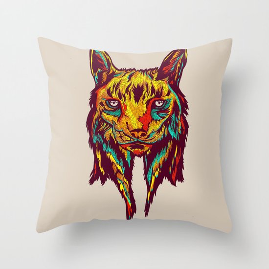 BE RARE* - Iberic Lince Throw Pillow