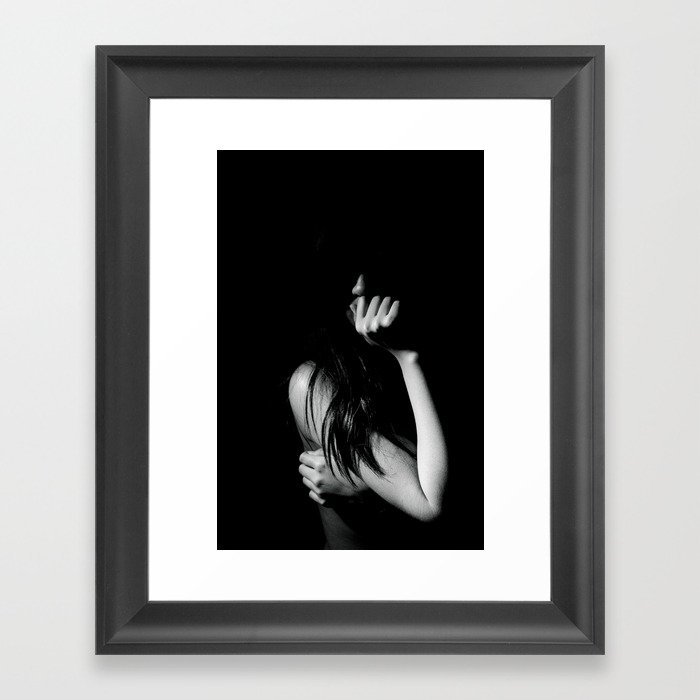 Out of the Darkness Framed Art Print