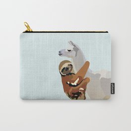 Sloth Llama Carry-All Pouch