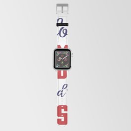 mmmy daddy and the usa, 4th of july, patriot day Apple Watch Band
