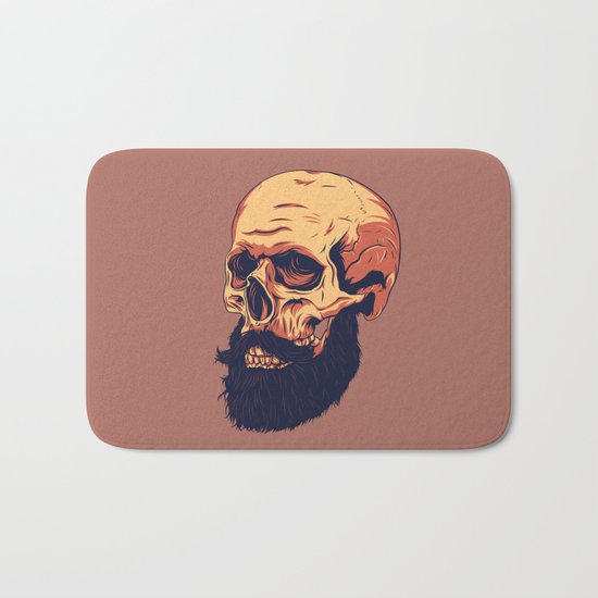 Mr. Skull Bath Mat