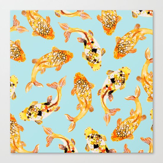 Goldfish #society6 #decor #buyart Canvas Print