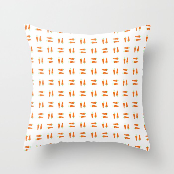 Carrot 2 Throw Pillow