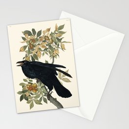 Audubon plate - Raven (Corvux corax) Stationery Card