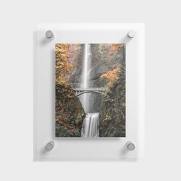 Waterfall Oregon Floating Acrylic Print
