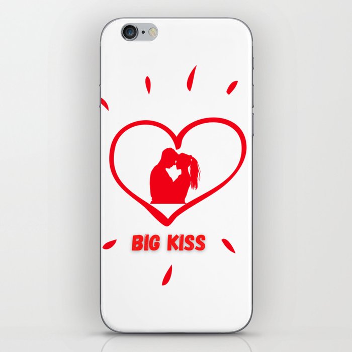 Hug me and give a big kiss iPhone Skin