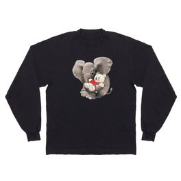 Baby Boo with Teddy Long Sleeve T Shirt