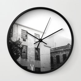 Ghost City Film Photography Wall Clock