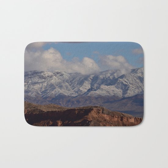 Desert Snow on Christmas - II Bath Mat