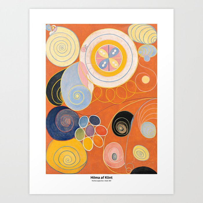 The Ten Largest, No 3, Youth by Hilma af Klint Art Print