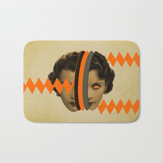 headache girl Bath Mat