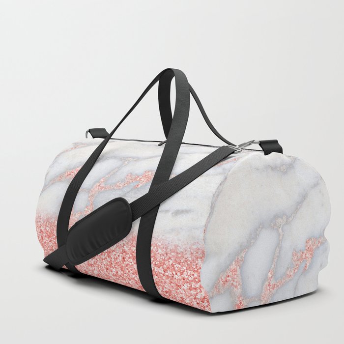 rose gold sparkly bag