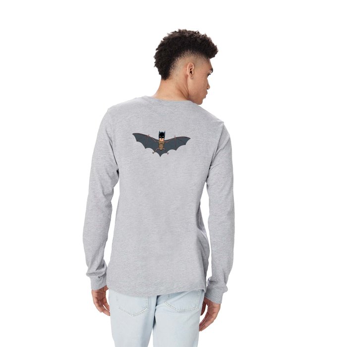 homme chauve souris Long Sleeve T Shirt by Gad Ultimex Society6