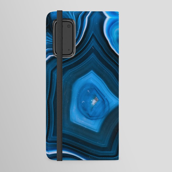 Blue agate 3046 Android Wallet Case