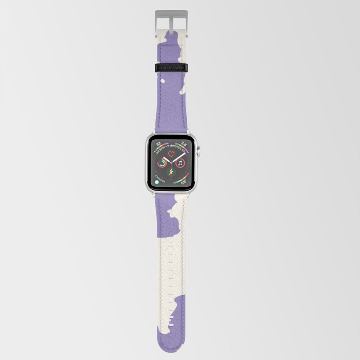 Retro Purple Cowhide Spots Apple Watch Band