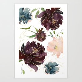 watercolor flower art prints society6