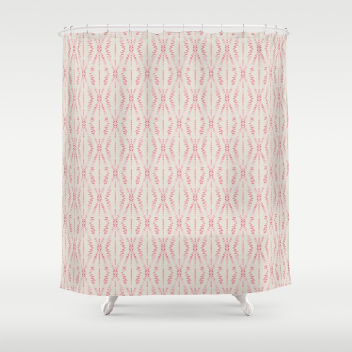 Winged Pink Ombre Shower Curtain