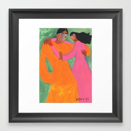 Hugs Framed Art Print
